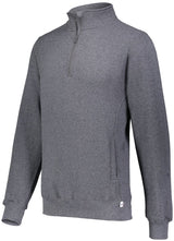 Russell (Team) Dri - Power® Fleece 1/4 Zip Pullover 1Z4HBM BLACK HEATHER S