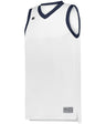 Russell (Team) ELITE BASKETBALL JERSEY POWERED BY COOLCORE® 5R3CHM WHITE/NAVY S