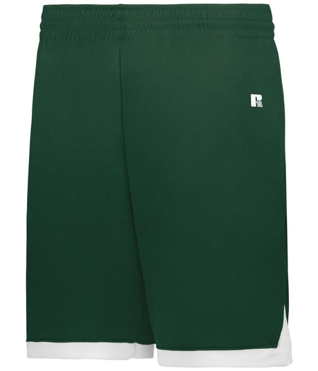 Russell (Team) ELITE BASKETBALL SHORTS POWERED BY COOLCORE® 5R4CHM DARK GREEN/WHITE S