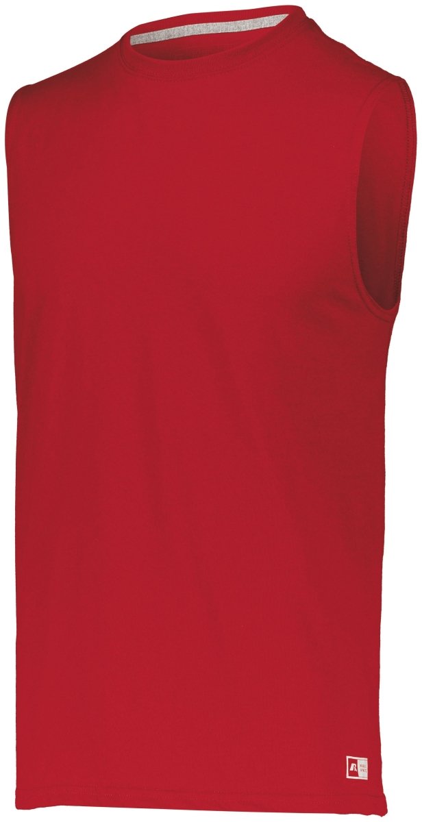 Russell (Team) Essential Muscle Tee 64MTTM TRUE RED S