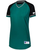 Russell (Team) Ladies Classic V - Neck Jersey - Russell (Team) R01X3X AQUA/BLACK/WHITE S