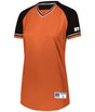 Russell (Team) Ladies Classic V - Neck Jersey - Russell (Team) R01X3X BURNT ORANGE/BLACK/WHITE S