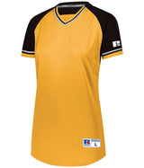 Russell (Team) Ladies Classic V - Neck Jersey - Russell (Team) R01X3X GOLD/BLACK/WHITE S