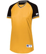 Russell (Team) Ladies Classic V - Neck Jersey - Russell (Team) R01X3X GOLD/BLACK/WHITE S