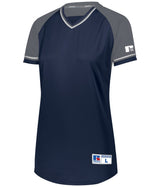 Russell (Team) Ladies Classic V - Neck Jersey - Russell (Team) R01X3X NAVY/STEEL/WHITE S