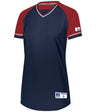 Russell (Team) Ladies Classic V - Neck Jersey - Russell (Team) R01X3X NAVY/TRUE RED/WHITE S