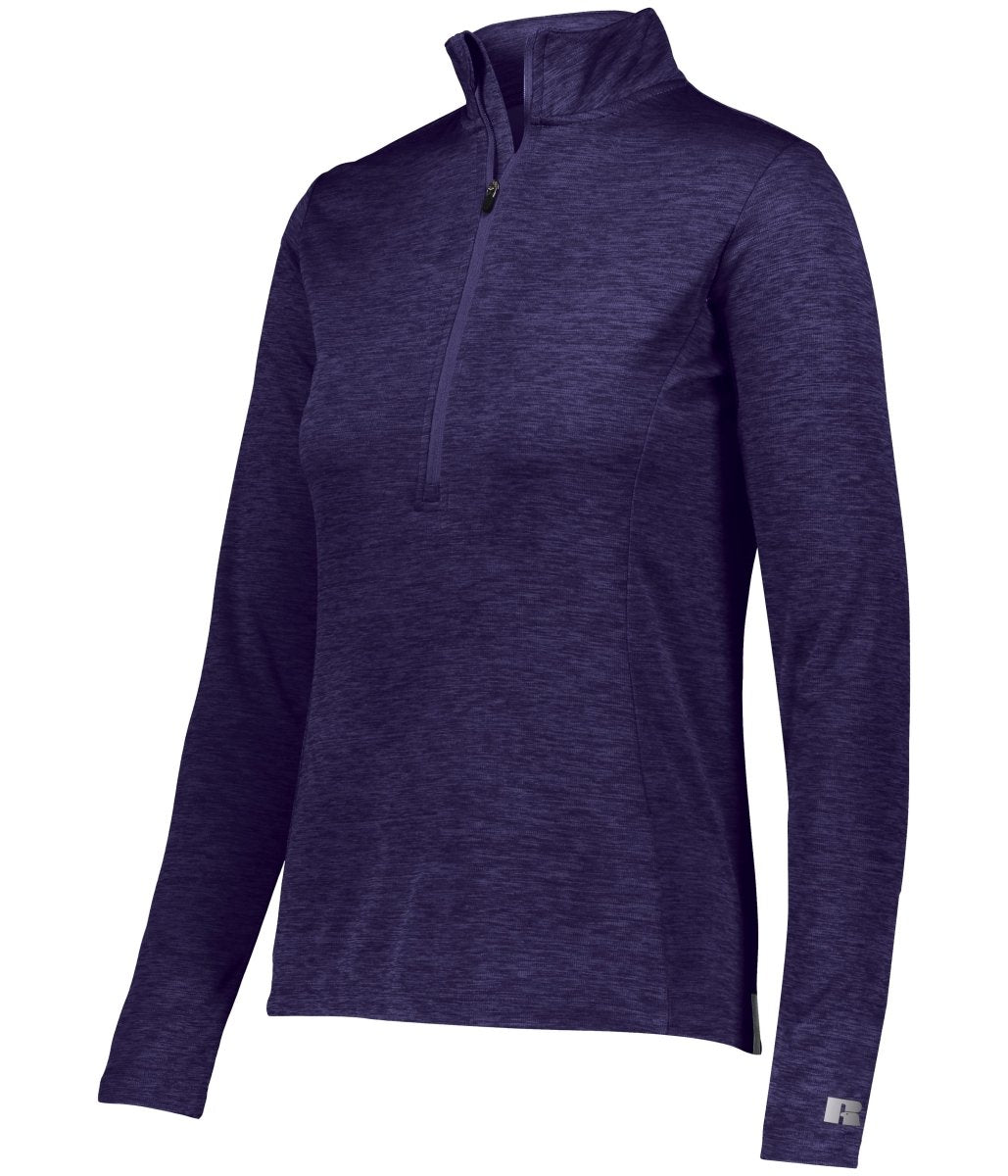 Russell (Team) Ladies Dri - Power Lightweight 1/4 Zip Pullover - Russell (Team) QZ7EAX PURPLE S