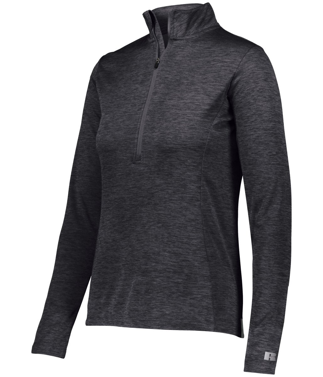 Russell (Team) Ladies Dri - Power Lightweight 1/4 Zip Pullover - Russell (Team) QZ7EAX STEALTH S