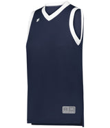 Russell (Team) LADIES ELITE BASKETBALL JERSEY POWERED BY COOLCORE® 5R3CHX NAVY/WHITE S