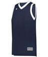 Russell (Team) LADIES ELITE BASKETBALL JERSEY POWERED BY COOLCORE® 5R3CHX NAVY/WHITE S