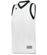 Russell (Team) LADIES ELITE BASKETBALL JERSEY POWERED BY COOLCORE® 5R3CHX WHITE/BLACK S