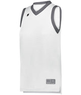 Russell (Team) LADIES ELITE BASKETBALL JERSEY POWERED BY COOLCORE® 5R3CHX WHITE/STEALTH S