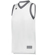 Russell (Team) LADIES ELITE BASKETBALL JERSEY POWERED BY COOLCORE® 5R3CHX WHITE/STEALTH S