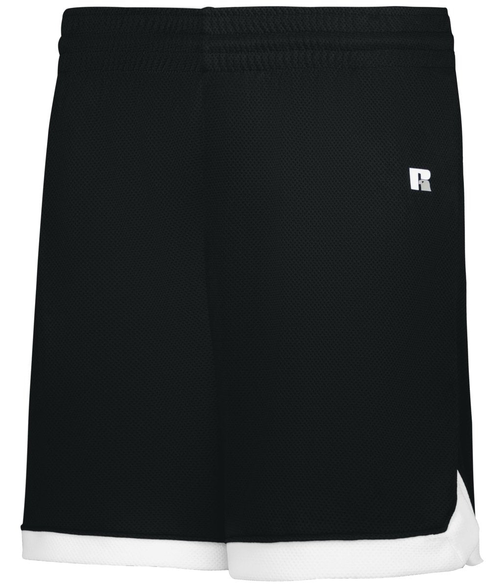 Russell (Team) LADIES ELITE BASKETBALL SHORTS POWERED BY COOLCORE® 5R4CHX BLACK/WHITE S