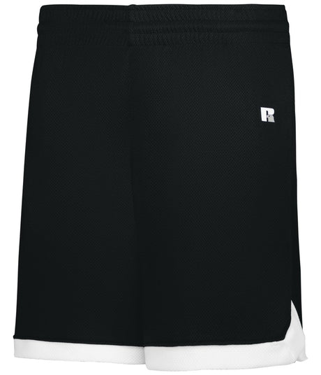 Russell (Team) LADIES ELITE BASKETBALL SHORTS POWERED BY COOLCORE® 5R4CHX BLACK/WHITE S