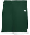 Russell (Team) LADIES ELITE BASKETBALL SHORTS POWERED BY COOLCORE® 5R4CHX DARK GREEN/WHITE S