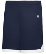 Russell (Team) LADIES ELITE BASKETBALL SHORTS POWERED BY COOLCORE® 5R4CHX NAVY/WHITE S