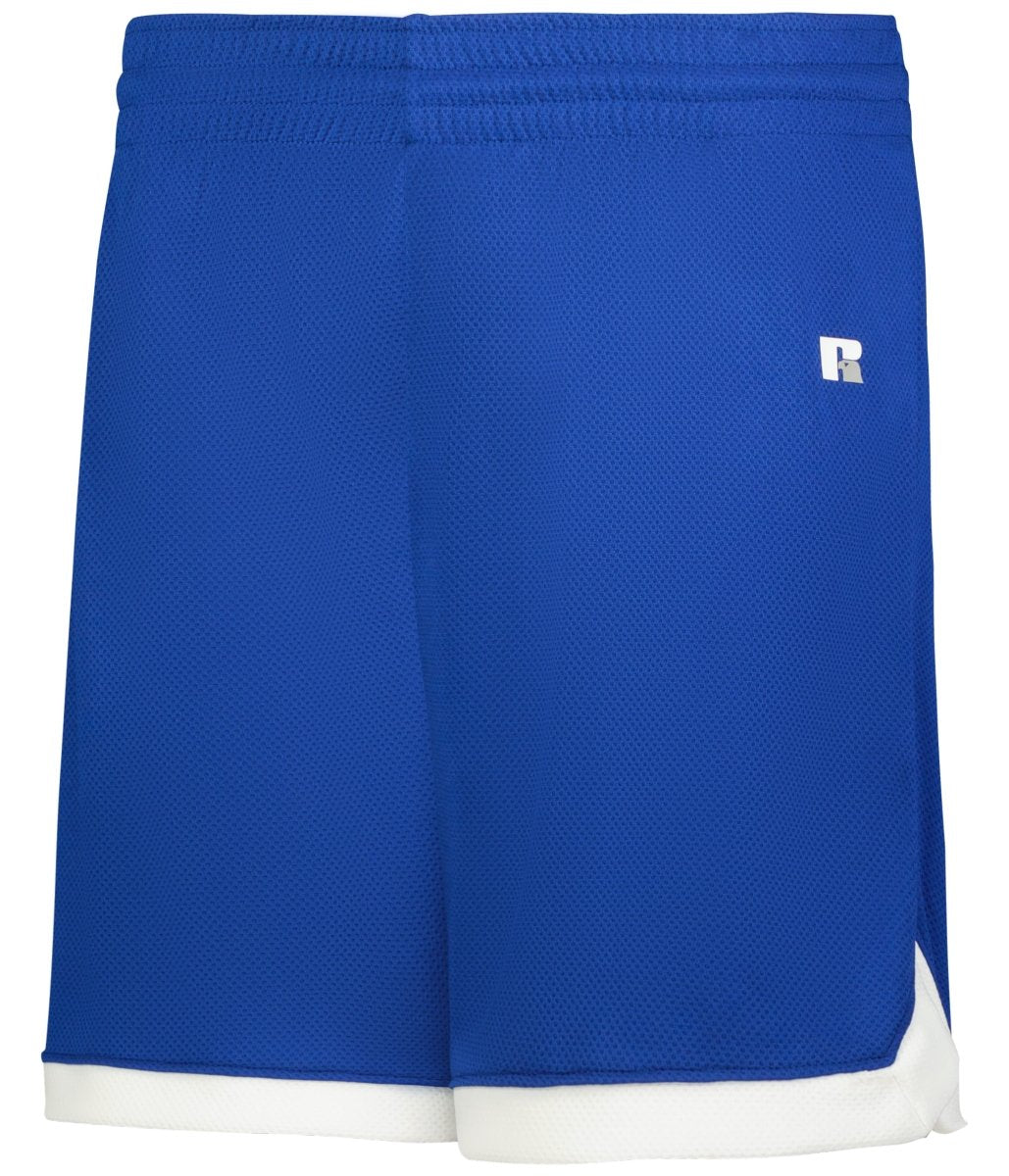 Russell (Team) LADIES ELITE BASKETBALL SHORTS POWERED BY COOLCORE® 5R4CHX ROYAL/WHITE S