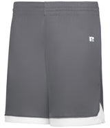 Russell (Team) LADIES ELITE BASKETBALL SHORTS POWERED BY COOLCORE® 5R4CHX STEALTH/WHITE S