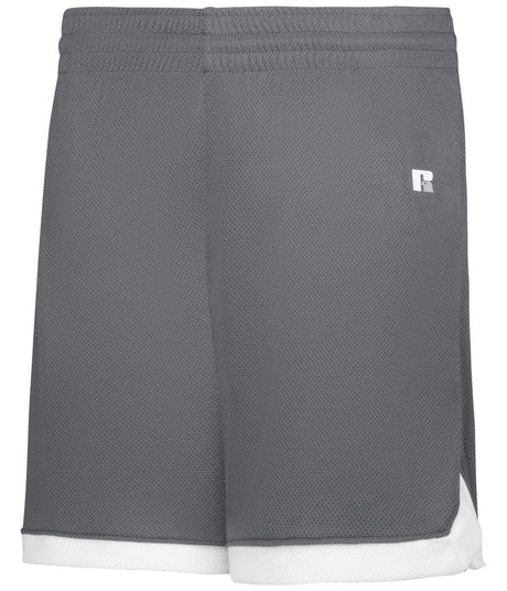 Russell (Team) LADIES ELITE BASKETBALL SHORTS POWERED BY COOLCORE® 5R4CHX STEALTH/WHITE S