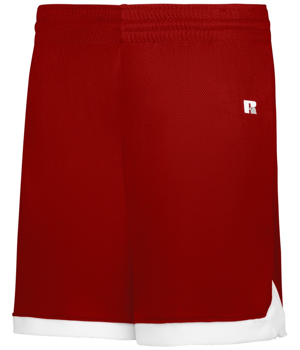 Russell (Team) LADIES ELITE BASKETBALL SHORTS POWERED BY COOLCORE® 5R4CHX TRUE RED/WHITE S