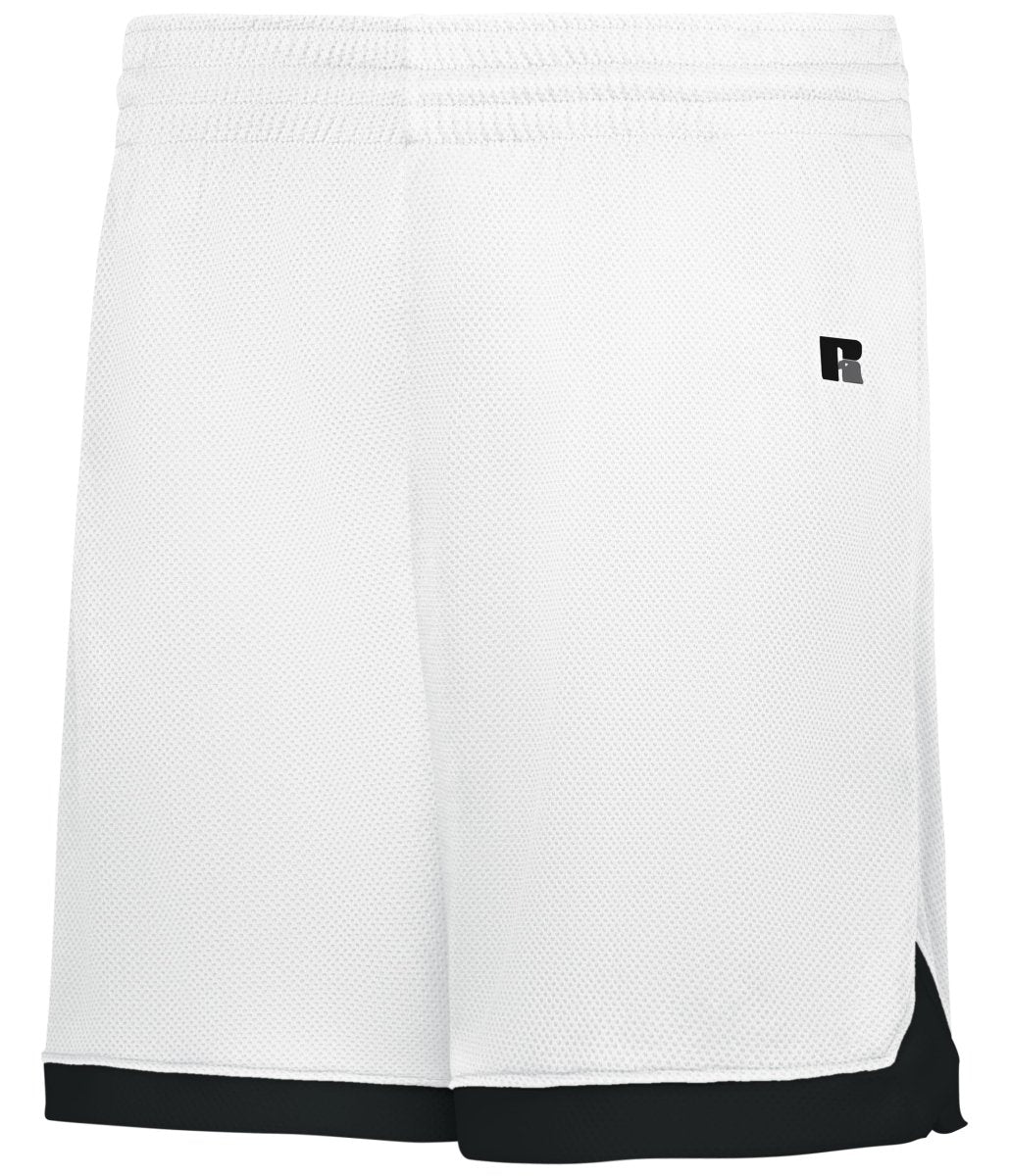 Russell (Team) LADIES ELITE BASKETBALL SHORTS POWERED BY COOLCORE® 5R4CHX WHITE/BLACK S