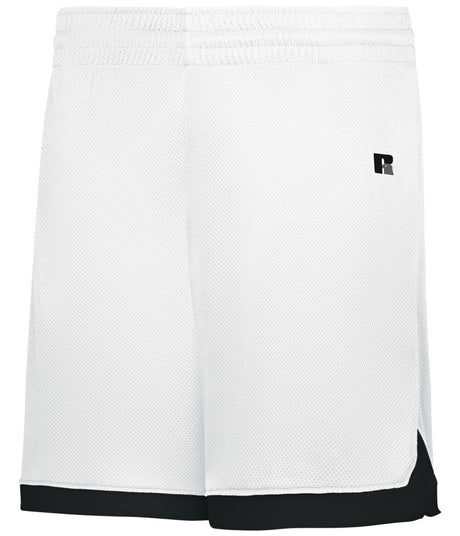 Russell (Team) LADIES ELITE BASKETBALL SHORTS POWERED BY COOLCORE® 5R4CHX WHITE/BLACK S