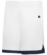Russell (Team) LADIES ELITE BASKETBALL SHORTS POWERED BY COOLCORE® 5R4CHX WHITE/NAVY S