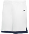 Russell (Team) LADIES ELITE BASKETBALL SHORTS POWERED BY COOLCORE® 5R4CHX WHITE/NAVY S