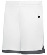 Russell (Team) LADIES ELITE BASKETBALL SHORTS POWERED BY COOLCORE® 5R4CHX WHITE/STEALTH S