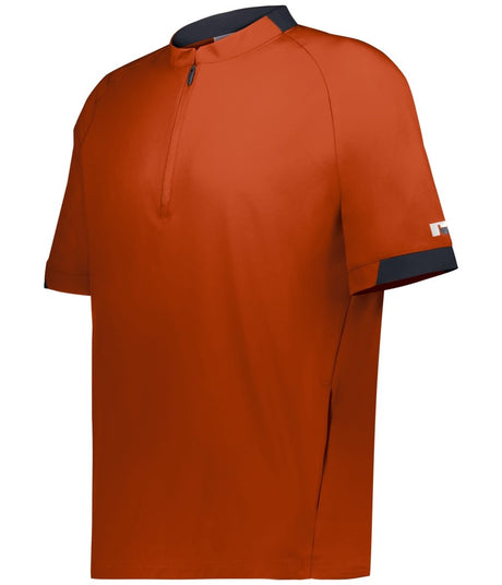 Russell (Team) LEGEND SHORT SLEEVE PULLOVER - Russell (Team) R21DSM BURNT ORANGE/STEALTH S