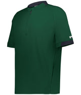 Russell (Team) LEGEND SHORT SLEEVE PULLOVER - Russell (Team) R21DSM DARK GREEN/STEALTH S