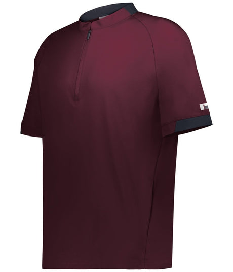 Russell (Team) LEGEND SHORT SLEEVE PULLOVER - Russell (Team) R21DSM MAROON/STEALTH S