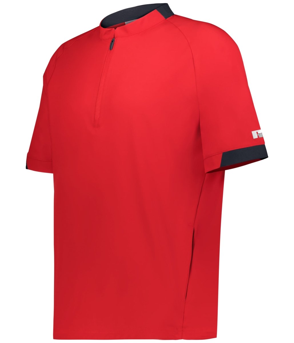 Russell (Team) LEGEND SHORT SLEEVE PULLOVER - Russell (Team) R21DSM TRUE RED/STEALTH S
