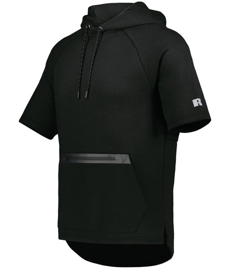 Russell (Team) Legend Short Sleeve Tech Fleece Hoodie - Russell (Team) R24TFM BLACK S