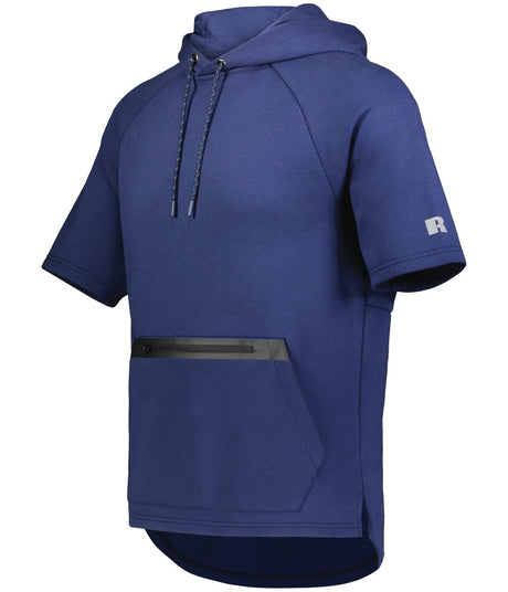 Russell (Team) Legend Short Sleeve Tech Fleece Hoodie - Russell (Team) R24TFM NAVY S