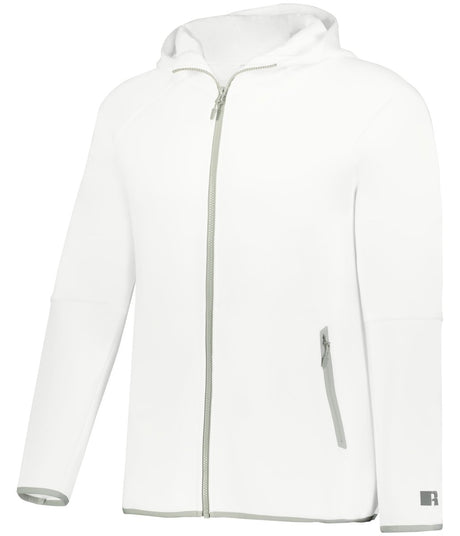 Russell (Team) LEGEND TECH FULL - ZIP FLEECE JACKET - Russell (Team) R25TFM WHITE S
