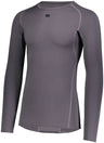 Russell (Team) Long Sleeve Compression Tee - Russell (Team) R20CPM STEALTH S