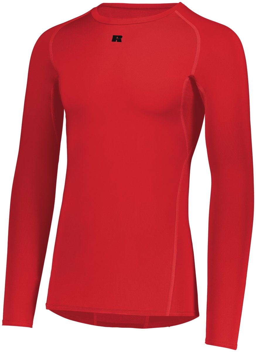 Russell (Team) Long Sleeve Compression Tee - Russell (Team) R20CPM TRUE RED S
