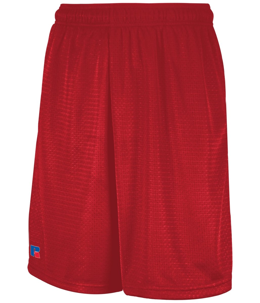 Russell (Team) Mesh Shorts With Pockets 651AFM TRUE RED S