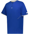 Russell (Team) Short Sleeve Pullover - Russell (Team) 872RVM ROYAL/WHITE S