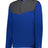 Russell (Team) SIDELINE GRID 1/4 ZIP PULLOVER - Russell (Team) R03GKM ROYAL/STEALTH S