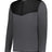 Russell (Team) SIDELINE GRID 1/4 ZIP PULLOVER - Russell (Team) R03GKM STEALTH/BLACK S