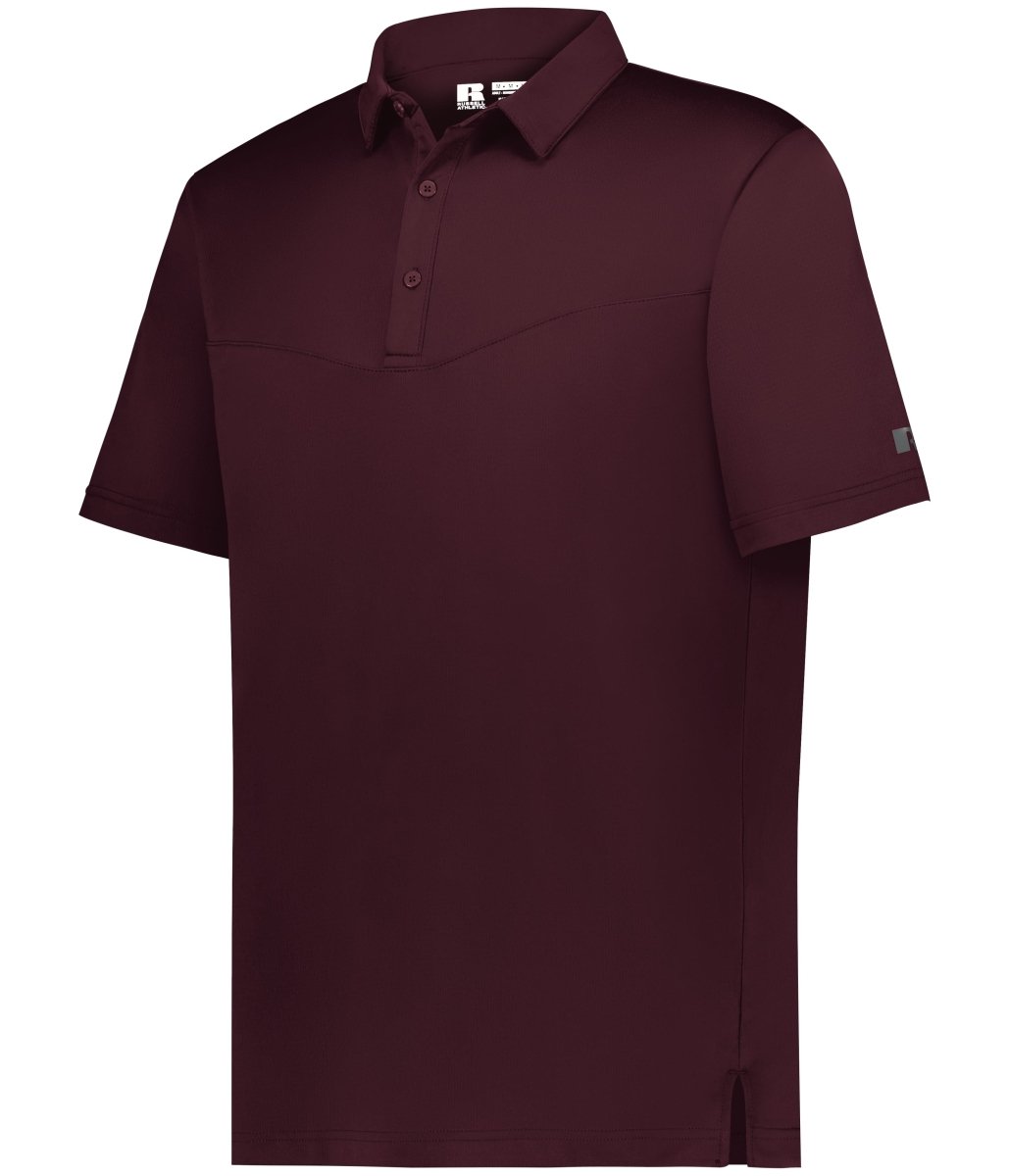 Russell (Team) SIDELINE GRID POLO - Russell (Team) R10GKM MAROON S