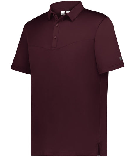 Russell (Team) SIDELINE GRID POLO - Russell (Team) R10GKM MAROON S