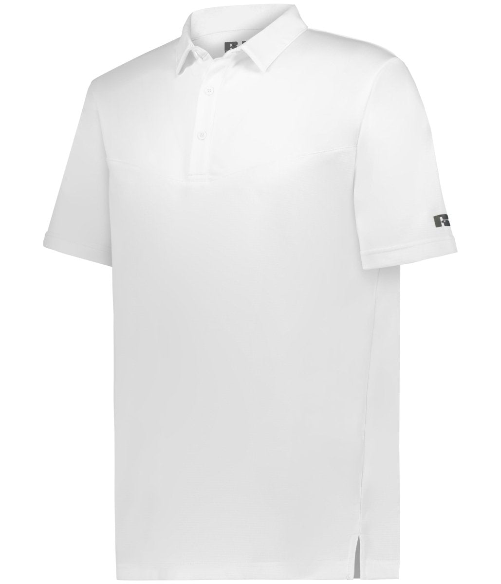 Russell (Team) SIDELINE GRID POLO - Russell (Team) R10GKM WHITE S