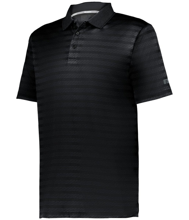 Russell (Team) SIDELINE STRIPED POLO - Russell (Team) R05JQM BLACK S