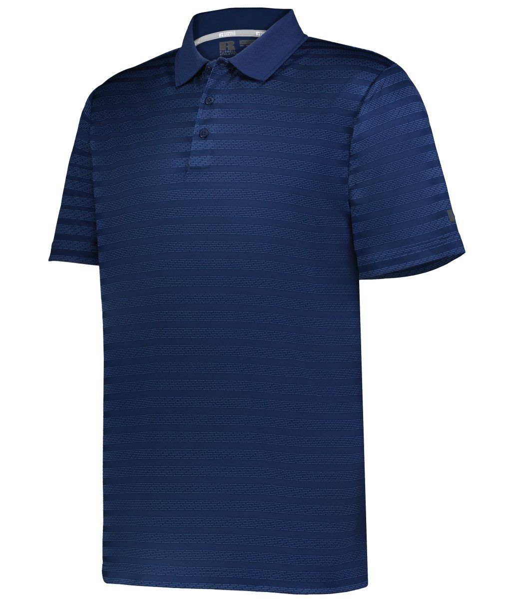 Russell (Team) SIDELINE STRIPED POLO - Russell (Team) R05JQM NAVY S