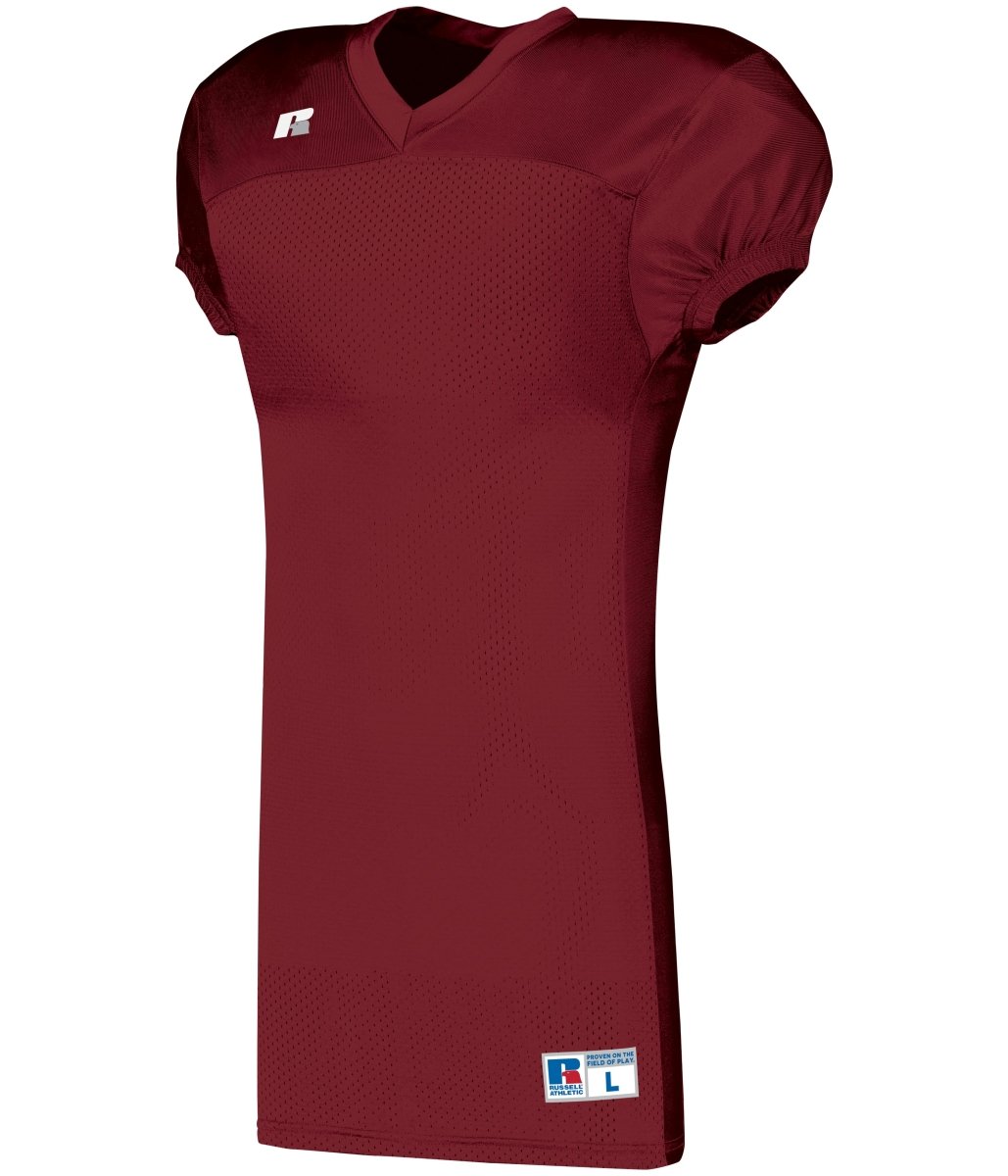 Russell (Team) Solid Jersey With Side Inserts - Russell (Team) S8623M CARDINAL S