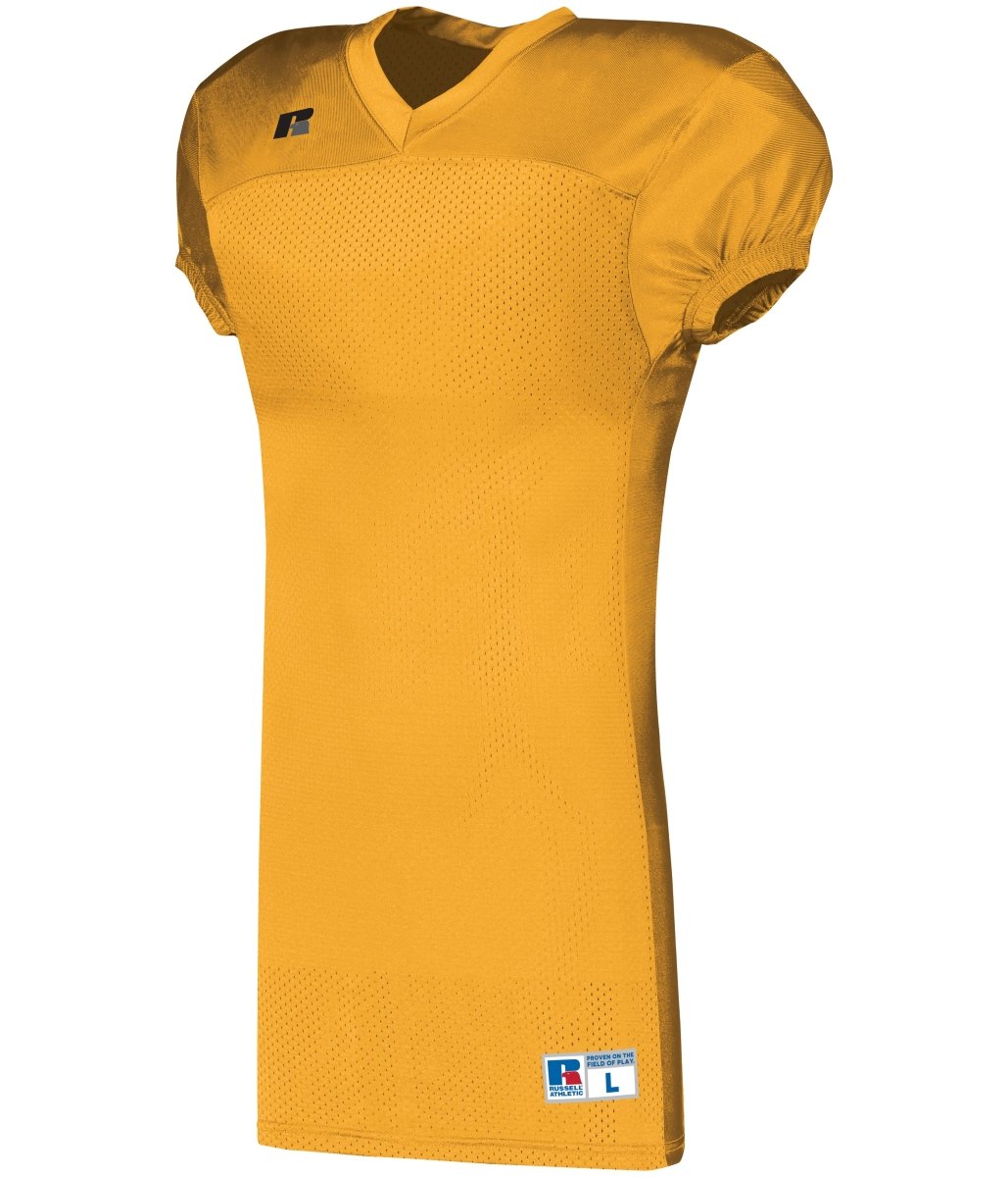 Russell (Team) Solid Jersey With Side Inserts - Russell (Team) S8623M GOLD S